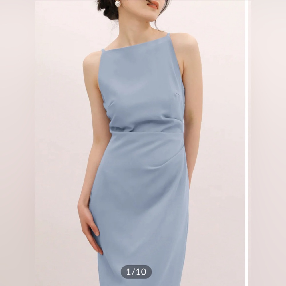 Boat Neck Midi Dress